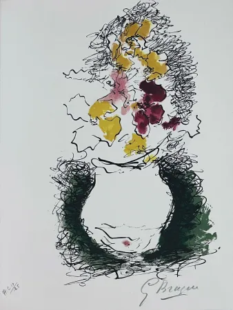 リトグラフ Braque - Le Bouquet 