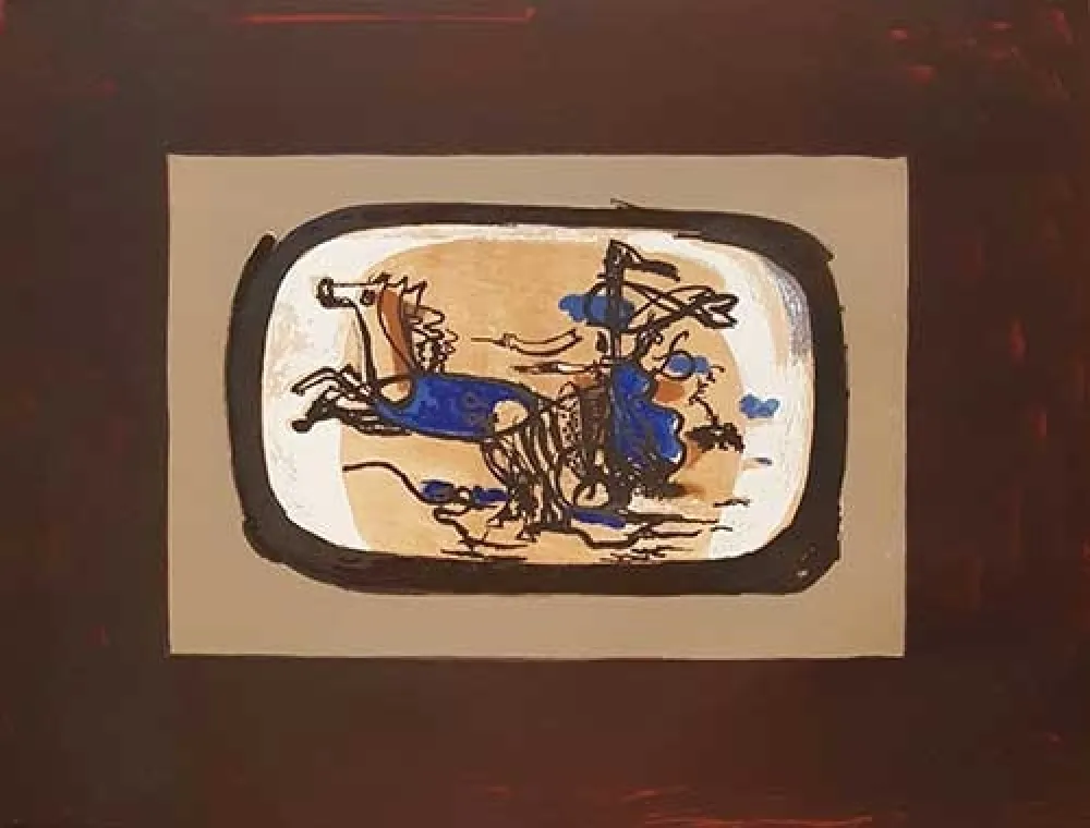 リトグラフ Braque - Le Char