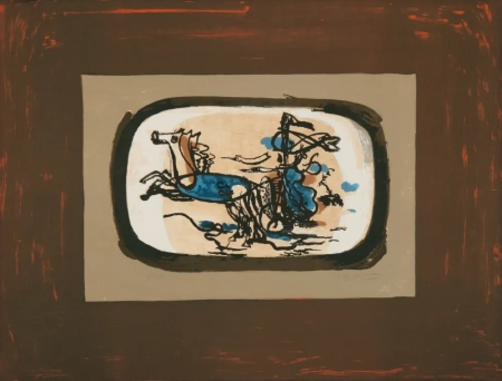 リトグラフ Braque - Le char II