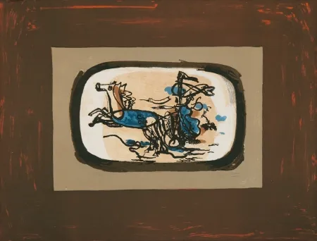 リトグラフ Braque - Le char II