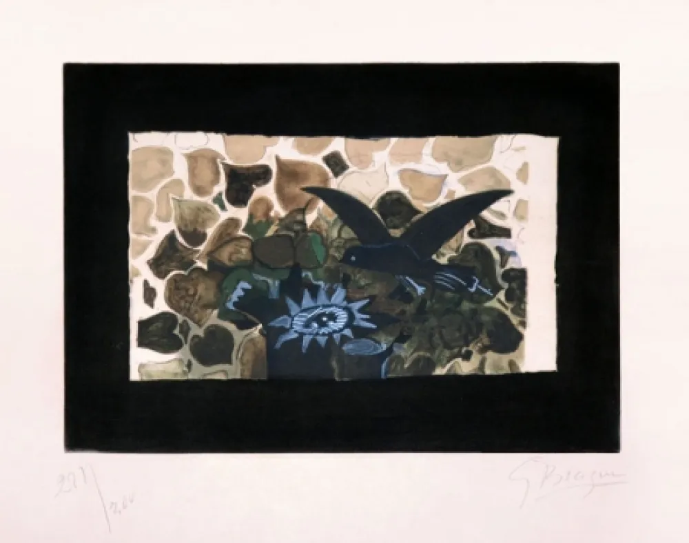 彫版 Braque - Le nid vert (The Green Nest)