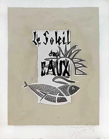 彫版 Braque - Le soleil des eaux