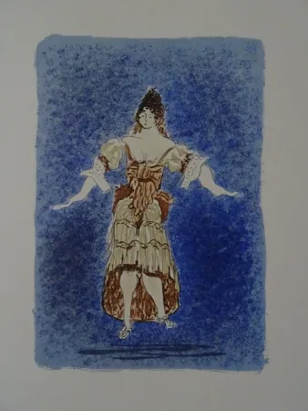 リトグラフ Braque - Les Facheux