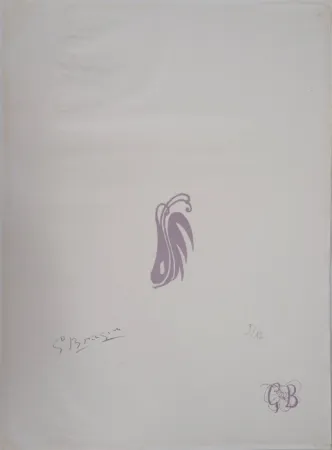 リトグラフ Braque - Les paroles transparentes