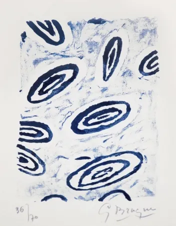 リトグラフ Braque -  Lithograph from Le tir à l'arc (Archery), 1960