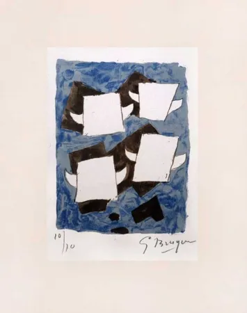 リトグラフ Braque - Lithograph from Le tir à l'arc (The Archery)