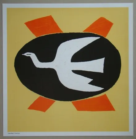 リトグラフ Braque - L'oiseau de feu, 1958