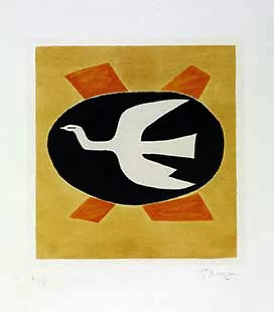 彫版 Braque - OIseau de feu
