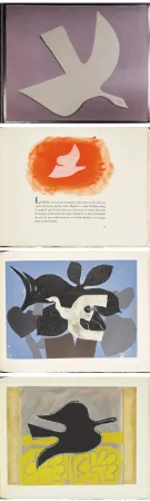 挿絵入り本 Braque - Saint-John Perse. L'ORDRE DES OISEAUX. 9 eaux-fortes en couleurs de Georges Braque (1962)