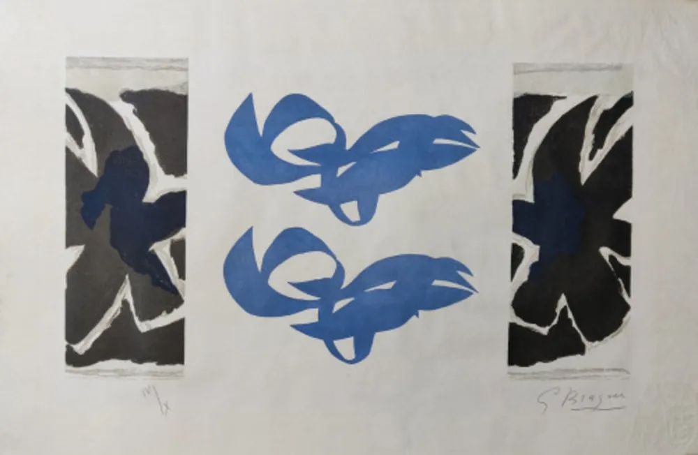 エッチング Braque - Si je mourais là-bas