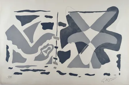 木版 Braque - Si je mourais là-bas 