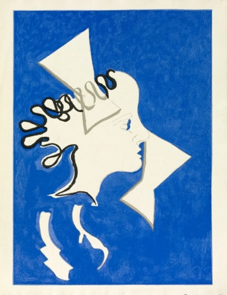 木版 Braque - Si je mourrai là bas