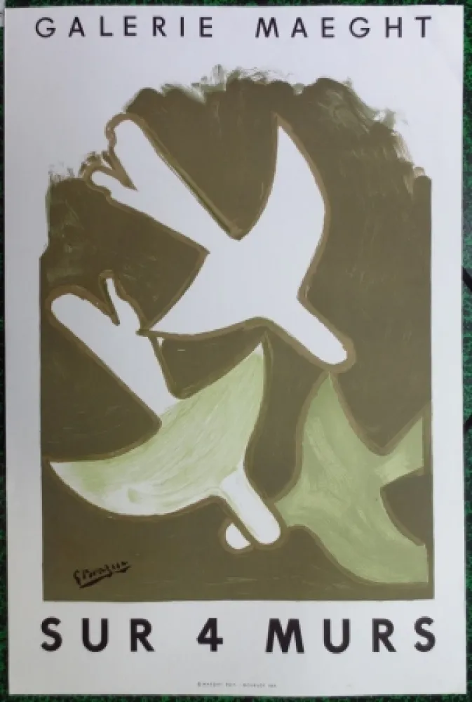 リトグラフ Braque - Sur 4 murs