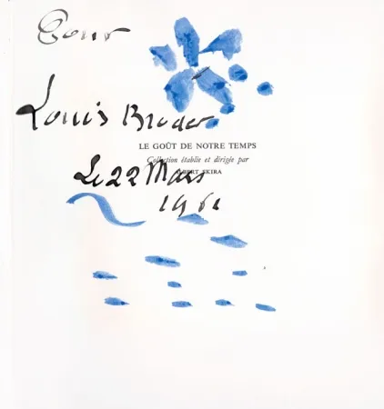 技術的なありません Braque -  Untitled (Fleur Tombe), 1962