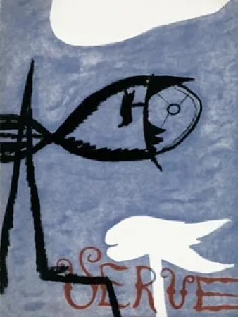 挿絵入り本 Braque - VERVE VOL. I n° 2. (Couverture de G. Braque)