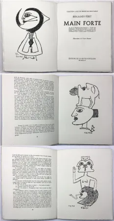 挿絵入り本 Brauner - Benjamin Péret : MAIN FORTE. Illustrations de Victor Brauner (1946)