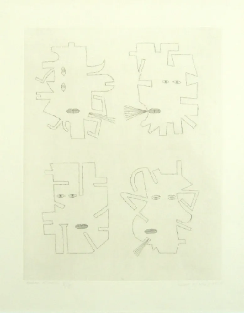 彫版 Brauner - Codex d'un visage