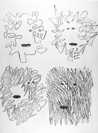 エッチング Brauner - Dans le néant intérieur la place du deviner implante sa force