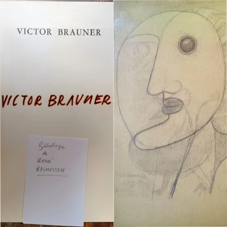 挿絵入り本 Brauner - L'Attico - Roma, 1964 - Rare catalogue Signée au feutre, Hand signed!