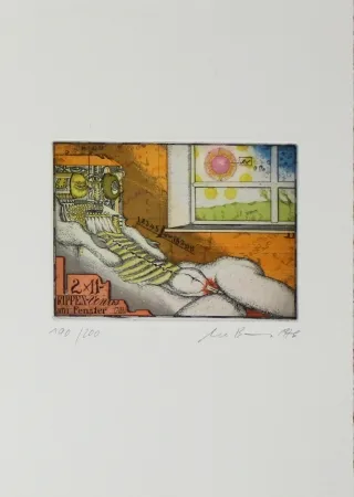 エッチングと　アクチアント Bremer - Rippenvenus am Fenster