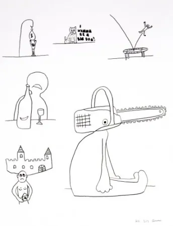 リトグラフ Breuning  - Random thoughts about life 10