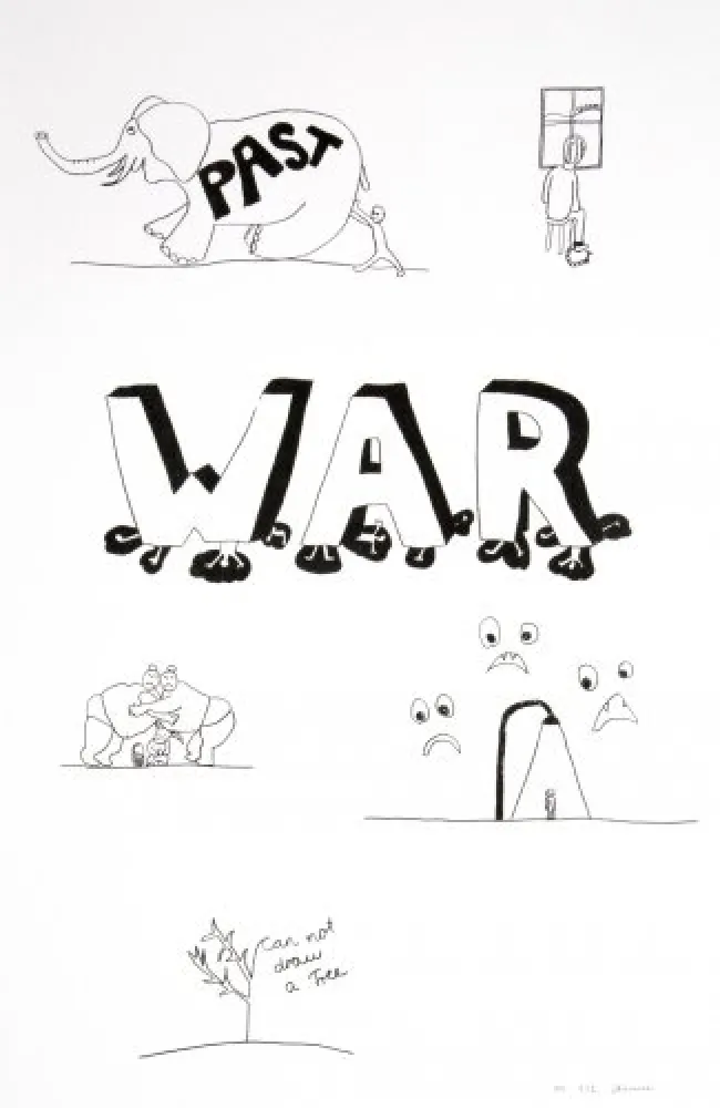 リトグラフ Breuning  - Random thoughts about life 4