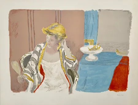 リトグラフ Brianchon - Femme a sa Toilette