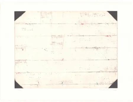 リトグラフ Brinkmann - Série Barcelone IX