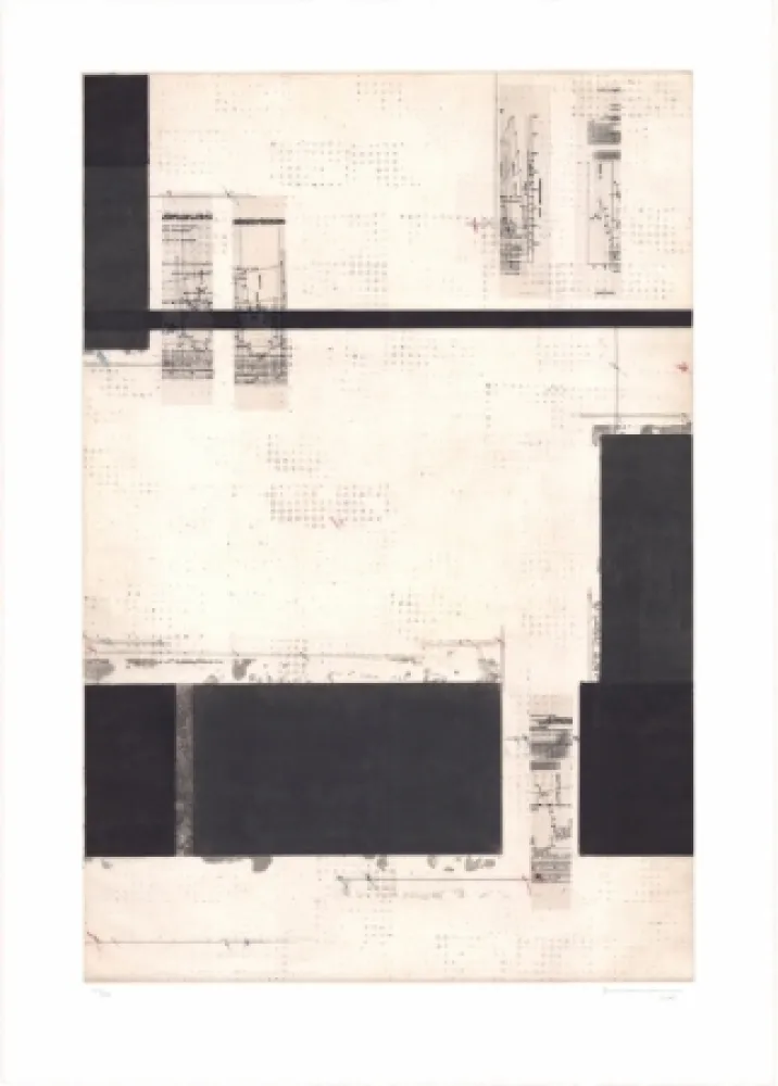 リトグラフ Brinkmann - Série Barcelone V