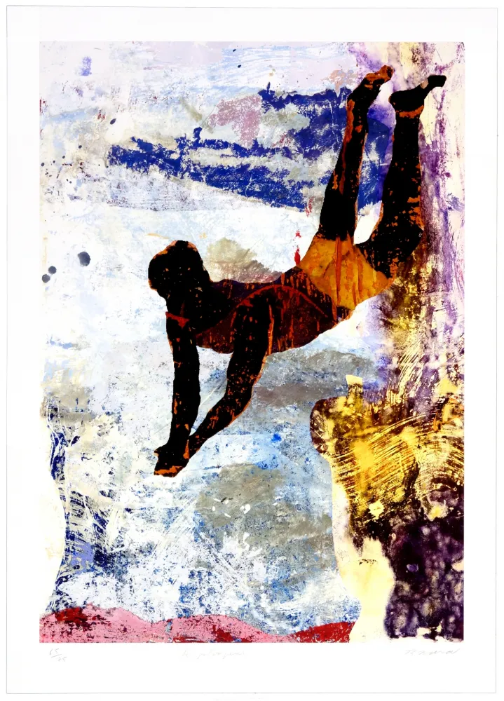 デジタル版画 Brisson - Le plongeur