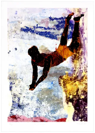 デジタル版画 Brisson - Le plongeur