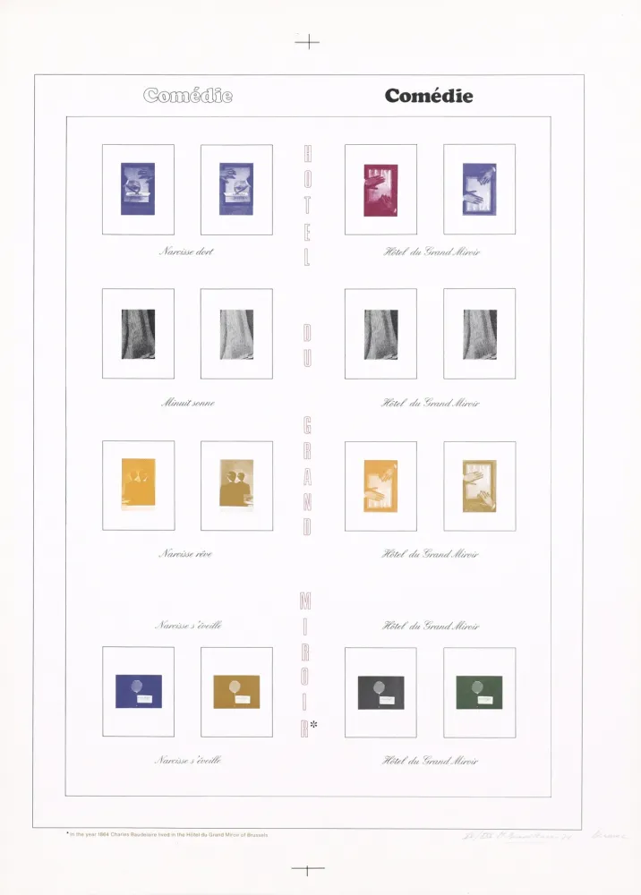 オフセット Broodthaers - Comédie