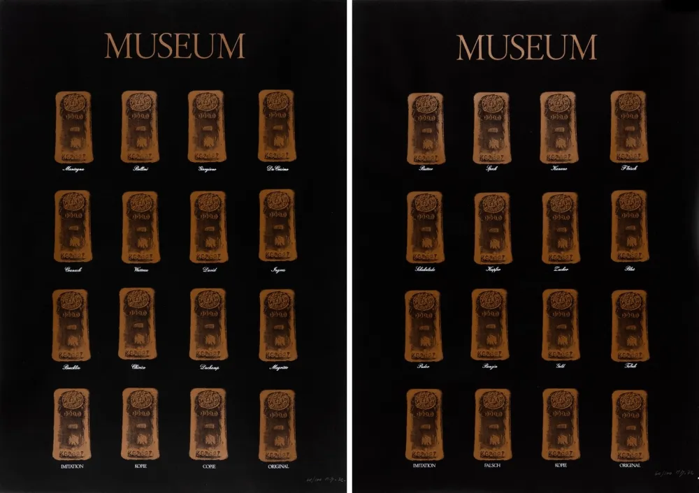 シルクスクリーン Broodthaers - Museum - Museum