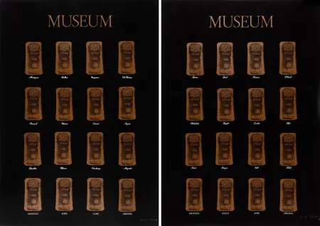 シルクスクリーン Broodthaers - Museum - Museum