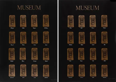 シルクスクリーン Broodthaers - Museum - Museum