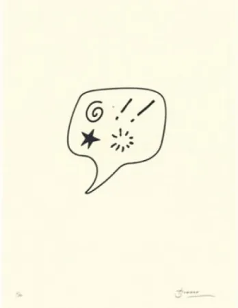 リトグラフ Brossa - Blasfèmia	