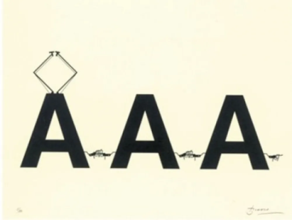 リトグラフ Brossa - Comboi