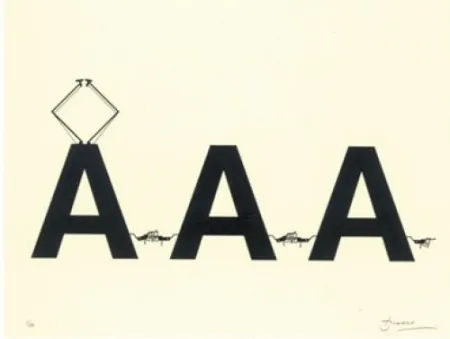 リトグラフ Brossa - Comboi