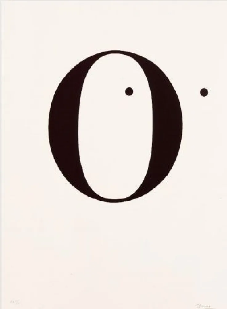 リトグラフ Brossa - Poema visual. 1970 / 1988