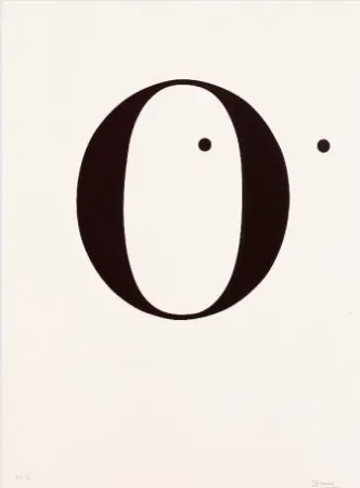 リトグラフ Brossa - Poema visual. 1970 / 1988