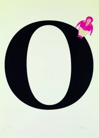 リトグラフ Brossa - Poema Visual Ceret i Colliure