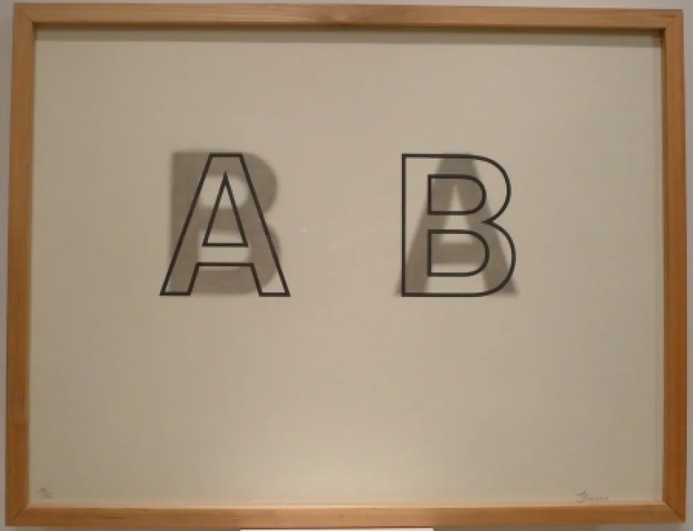 リトグラフ Brossa - Sin Título