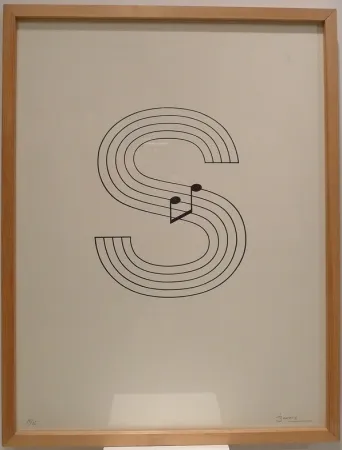 リトグラフ Brossa - Sin Título