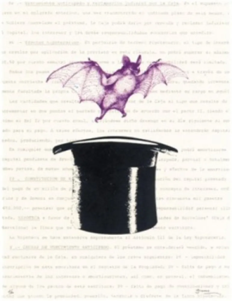 リトグラフ Brossa - Vampir