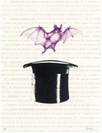 リトグラフ Brossa - Vampir