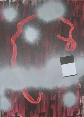 リトグラフ Broto - Linea Roja