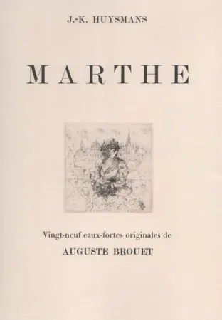 エッチング Brouet - Marthe