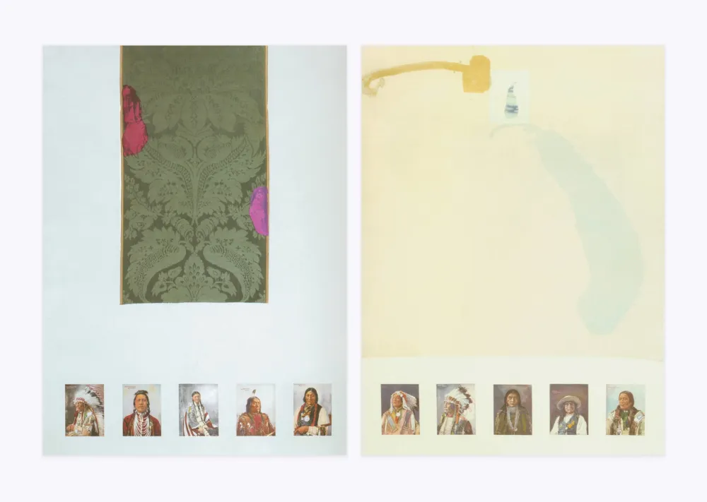 リトグラフ Brown - Salt indians diptyque