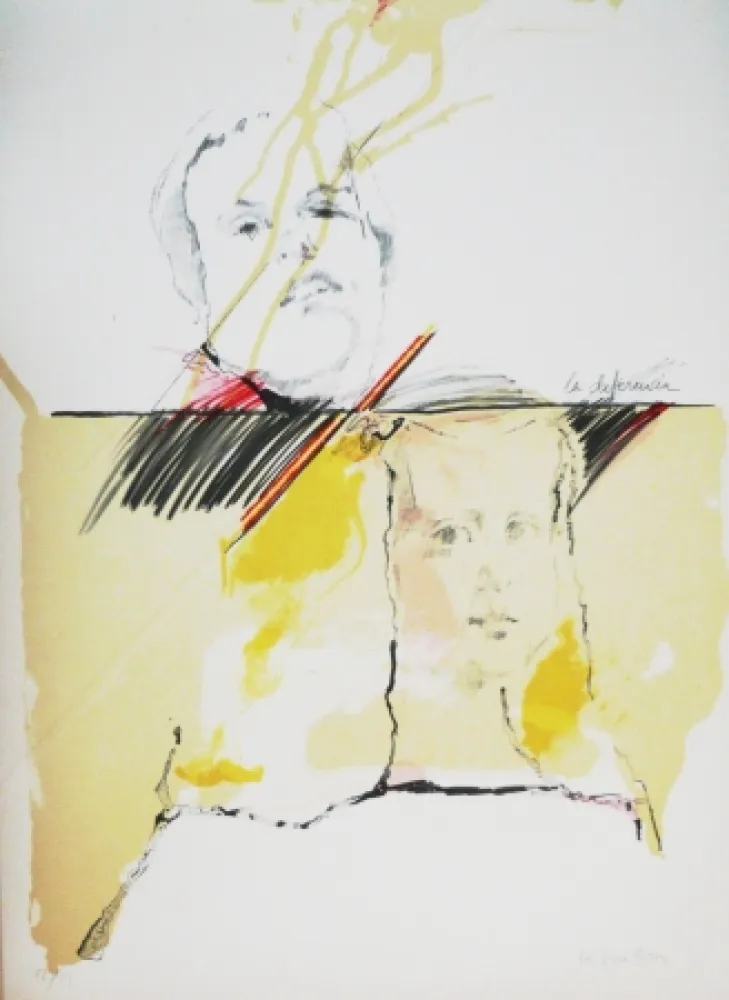 リトグラフ Bru - Ménine