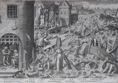 エッチング Brueghel - Hope from The World of Seven Virtues